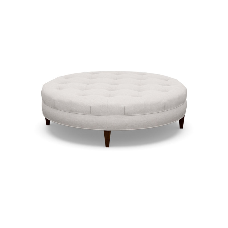 Round Ottoman, 9637-49, Walnut