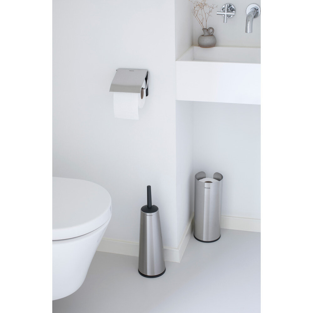 Brabantia Renew Toilet 3-Piece Accessory Set - Brilliant Steel