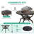 Bafti Round Outdoor Dining Table , 40.28 " W 40.28 " D