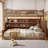 Convertible Twin XL Over Queen Kids Bunk Bed with Integrated Storage, Color-Changing Mood Lights, and Custom Pegboard for Safe and Fun Shared Rooms-1160171947