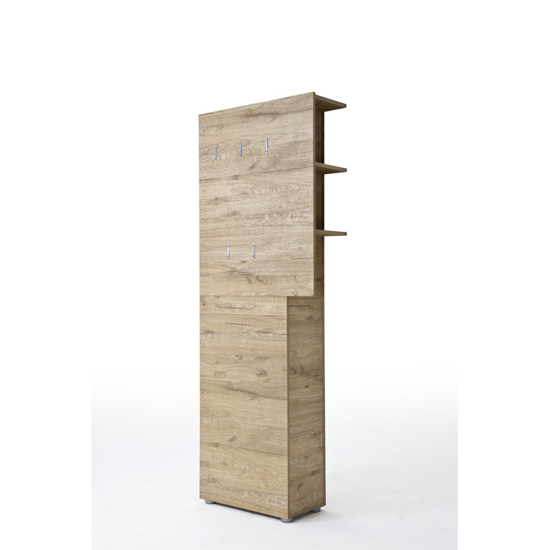 Raines Hall Tree 70cm Wide, Light brown