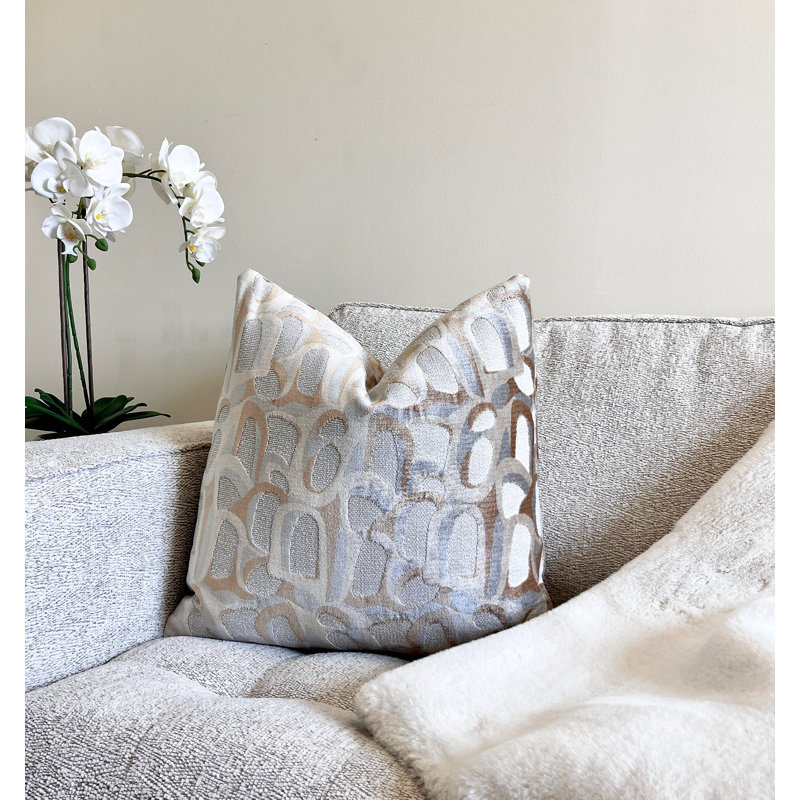 Housse de coussin Grotto, H 20 po x l 20 po, Beige