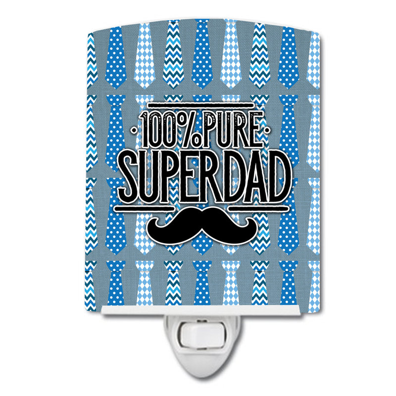 100% Pure Dad Ceramic Night Light