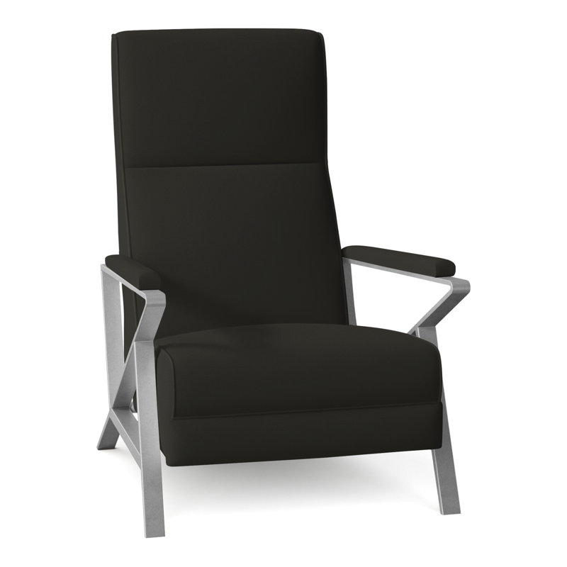 Infinity 28.25" Wide Manual Standard Recliner, Brushed Nickel, Perigold Montage Onyx