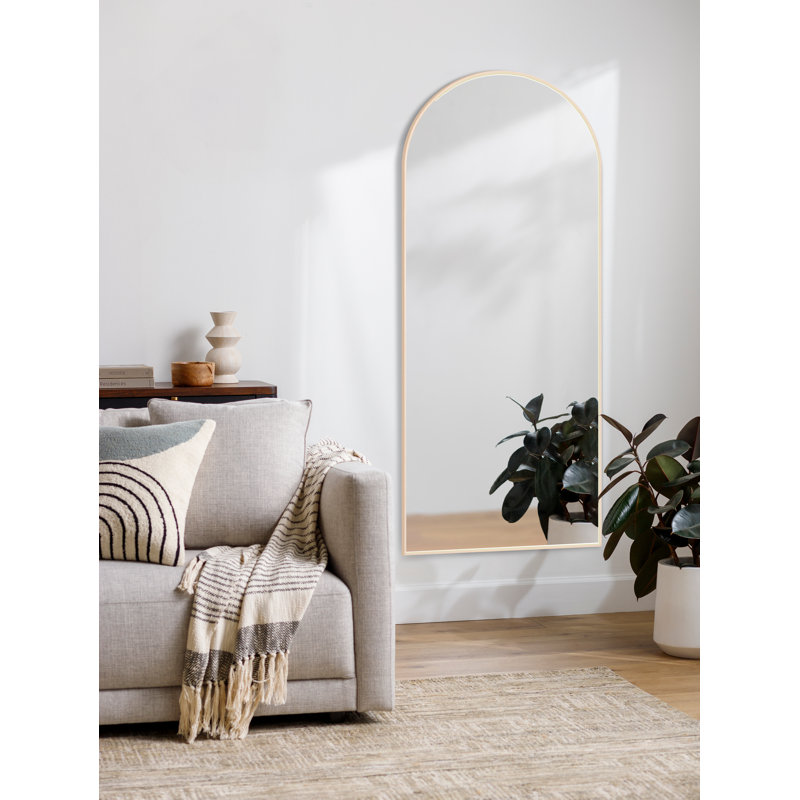 Norby Mirror, 67" x 28", Bleached Oak