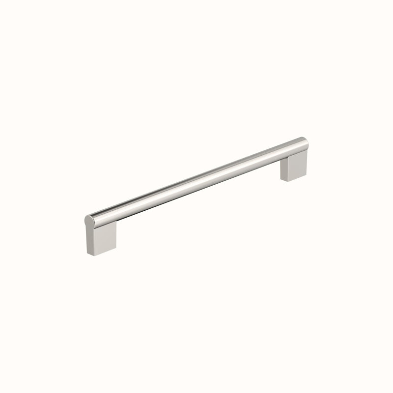 Poignée de meuble Versa 6-5/16 pouces (160 mm) d'entraxe, en nickel poli, 6 31/100", Nickel poli