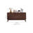 Simple Black Walnut Entrance Cabinet Solid Wood Accent Chest