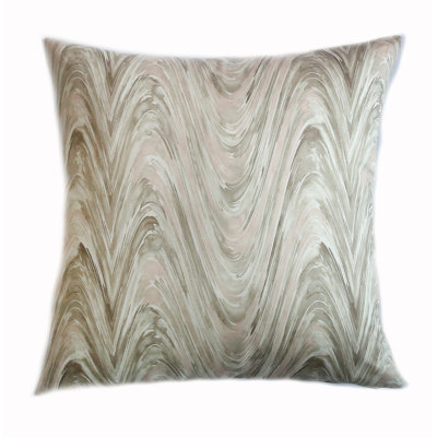Marsala Geometric Feather Throw Pillow