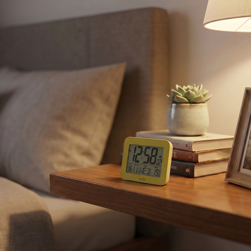 Acctim Otto Superbrite® Digital Bedside Alarm Clock, Heathland