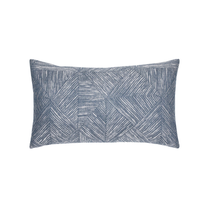Reimagine Indoor/Outdoor Rectangular Performance Pillow Cover & Insert, Denim