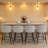 Bouclé Upholstered Counter Stool-711849811