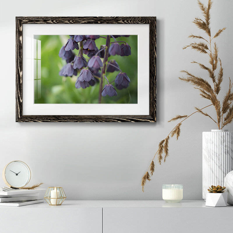 " Aubergine ", Black Framed, 22" H x 32" W x 1.5" D