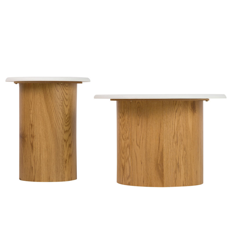 Pedestal Nesting Tables