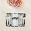 Serviettes de table en satin de coton