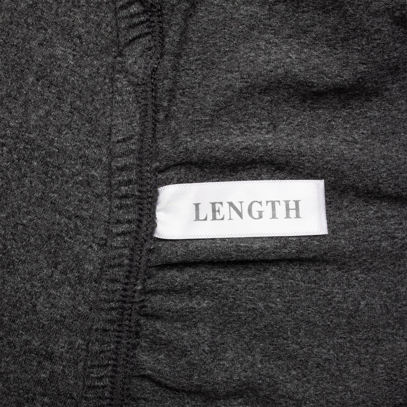 Heather Gray Twin Jersey Knit Box Spring Cover