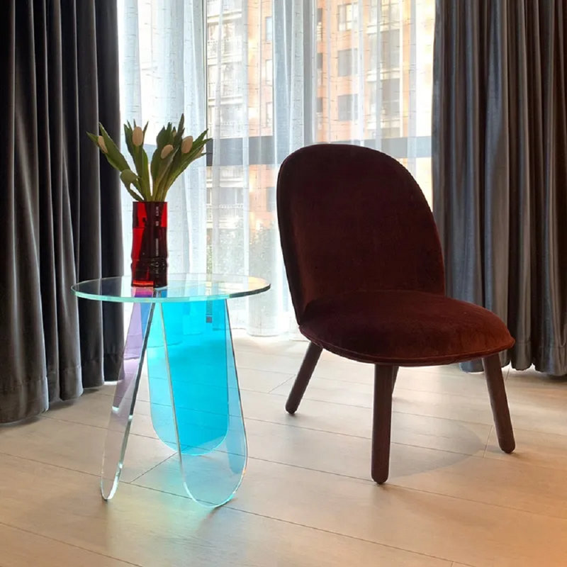 Aroca Glass Top End Table