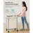 Laundry Basket With Wheels, 2-Section Rolling Laundry H...