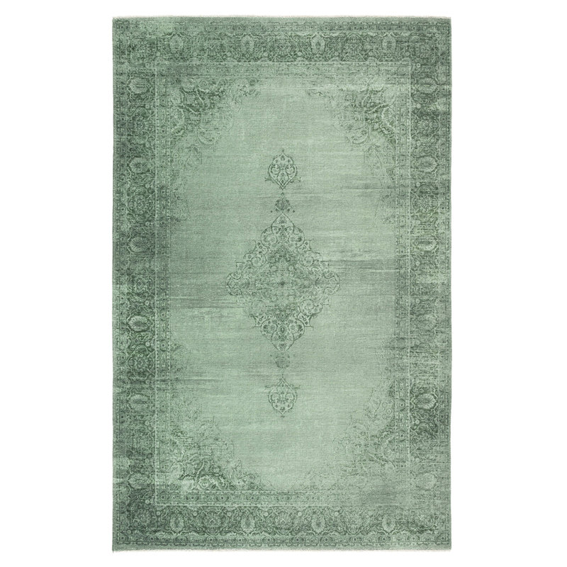 Gabby Vintage Look Machine Made Indoor / Outdoor Area Rug, Rectangle 3'11" x 5'3"