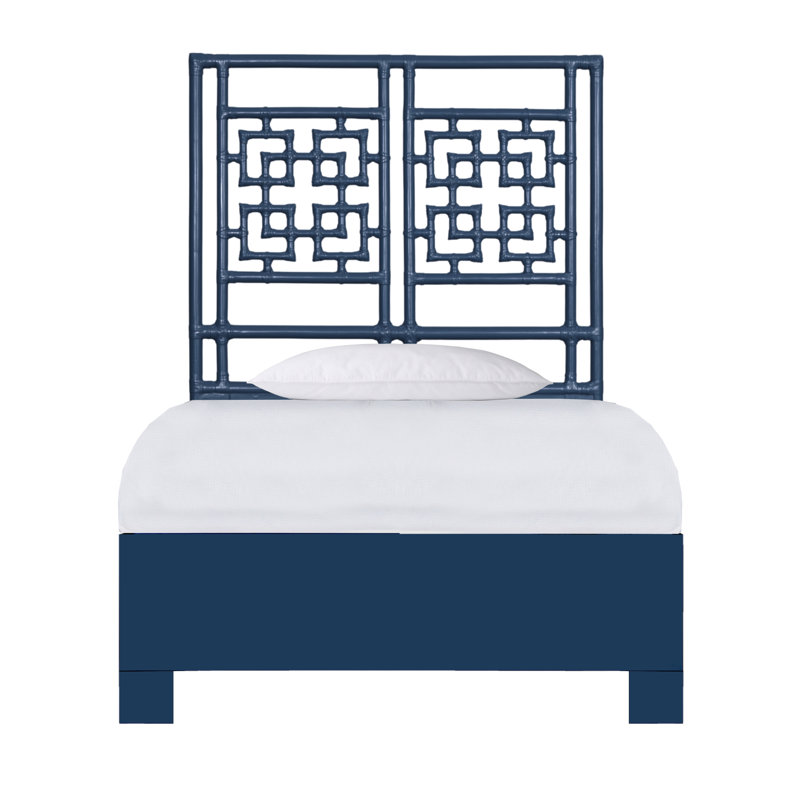Palm Springs Bed, Twin, Navy Blue