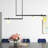 3 - Light Kitchen Island Linear Pendant-592586129