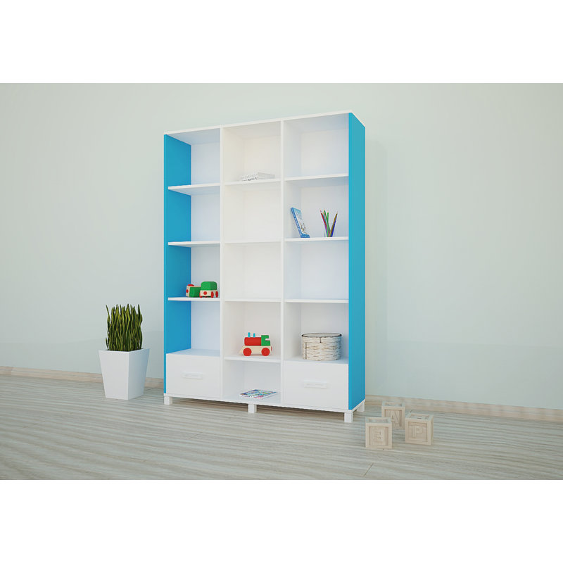 Hexham 177cm H X 132cm W Kids Bookcase, Blue