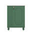 Meuble-lavabo pratique de 24 po avec lavabo - Comprend une armoire avec tablette de porte et un espace de rangement latéral ouvert-1327013723
