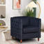 Chaise avec accoudoirs en velours 28,3 po-821836740