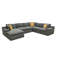 Canapé modulaire rembourré entièrement compressé-1849688373