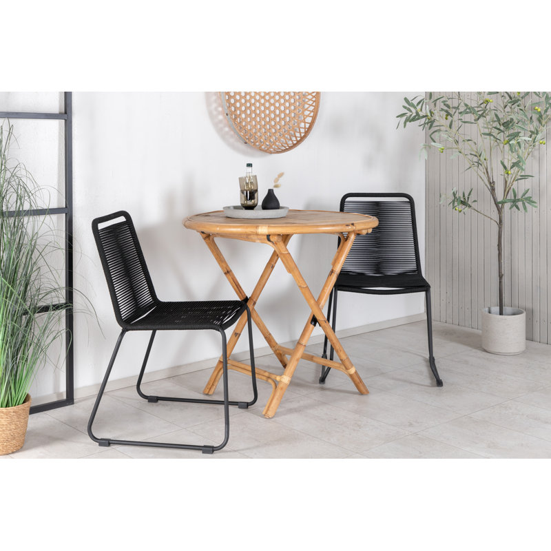 Glaucio Dining Set, Black