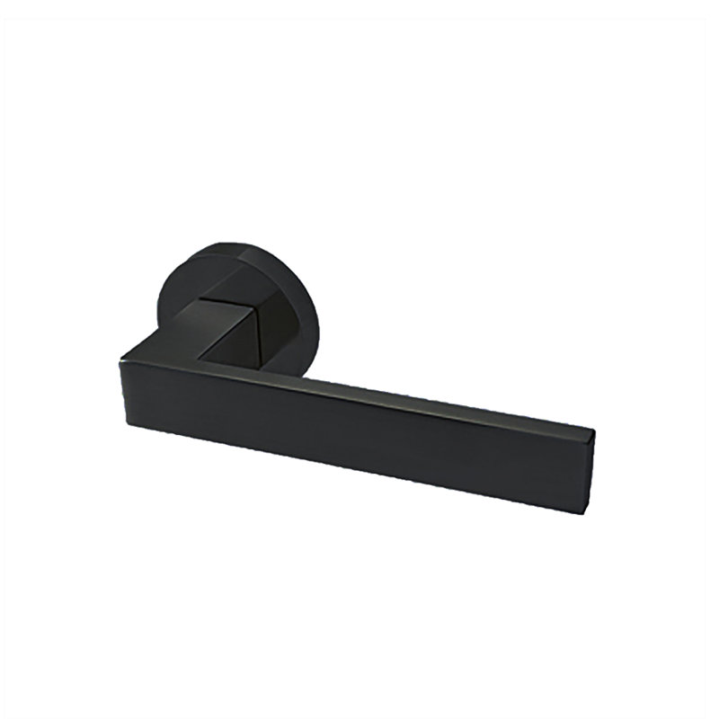 Privacy Door Lever Set, 2.75", Satin Black, Privacy (Bed & Bath)