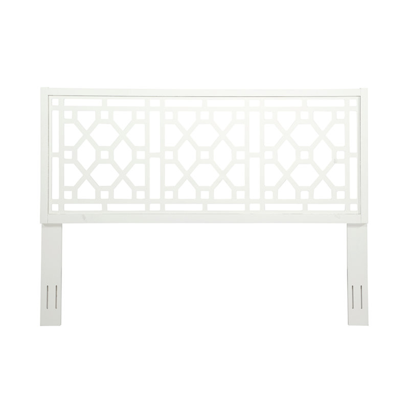 Tabor Chippendale White Headboard - King