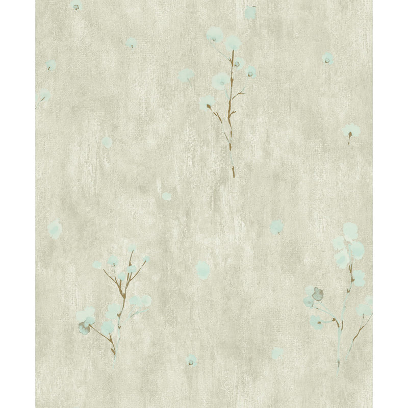 Rouleau de papier peint L 33 pi x l 21 po Jessie, Gris / brun