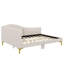 Lit de jour rembourré luxueux avec tête de lit élégante et accoudoirs confortables-237763751-237763744