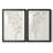 Spindle Spring I - Matted and Framed Under Acrylic Glass, Set of 2, Large Living Room Wall Art-465032724-465032720