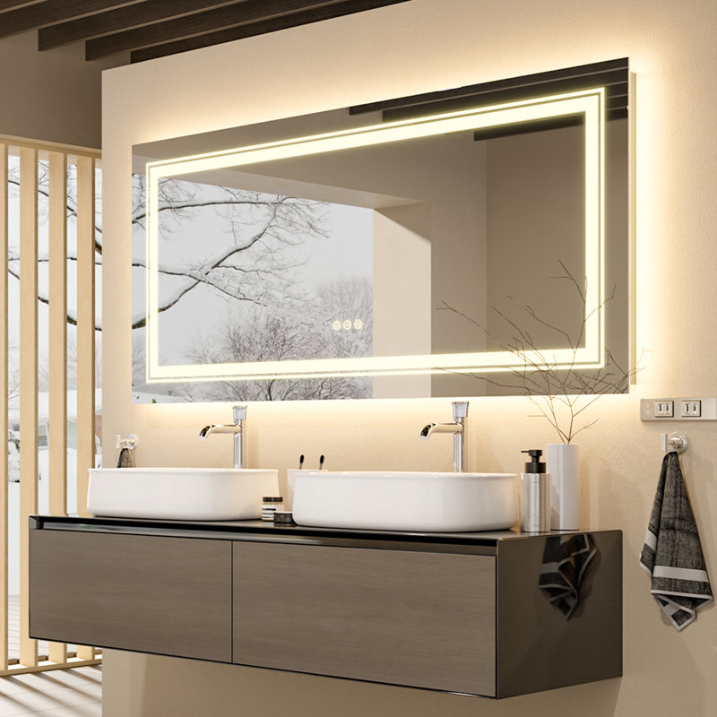 Shymel Rectangle Wall Mirror, 24" x 39.5"