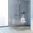 INVISIA Fold-Down Shower Seat 15" Wall-Mounted Support up to 440lbs, ADA Compliant Non-slip Surface