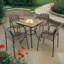 Abisan 4 - Person Patio Dining Set with Square Table