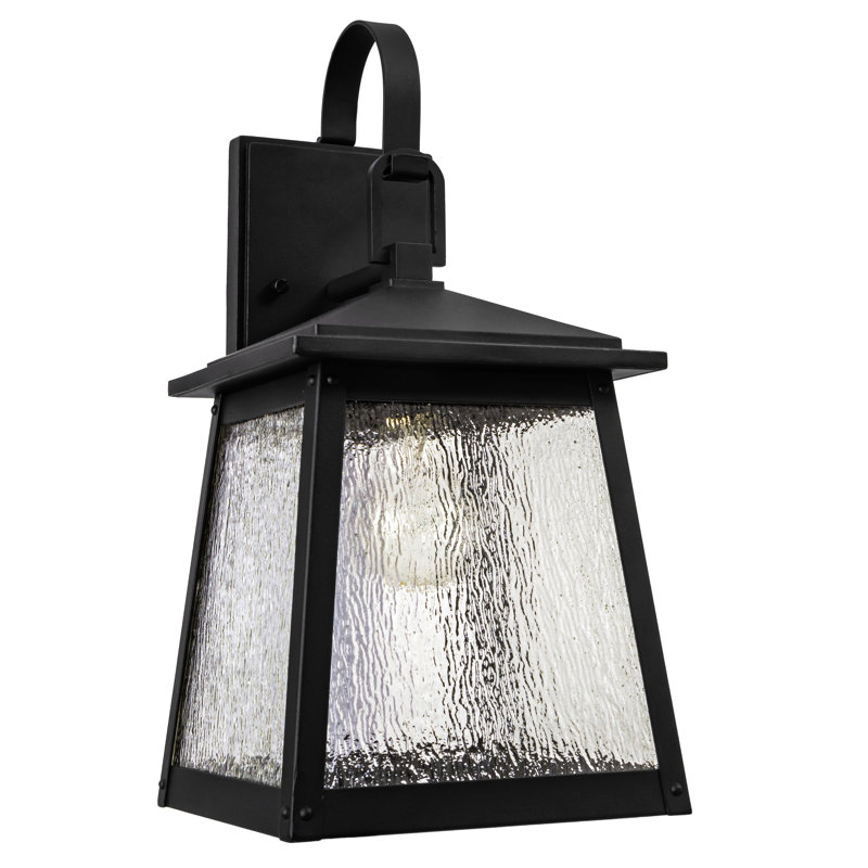 Algaba 16"H Tapered Outdoor Wall Light, 16" H x 8" W x 8.5" D