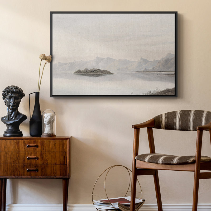 «Vintage Landscape -MXI» sur toile, Noir, H 17 po x l 25 po