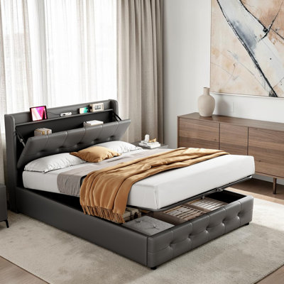 Nalani Upholstered Ottoman Storage Bed