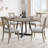 Round Dining Table, 47 Inch Round Dinner Table For 4-1225309632