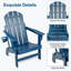 4 chaises Adirondack d'extérieur pliables-1674591188-1665090632