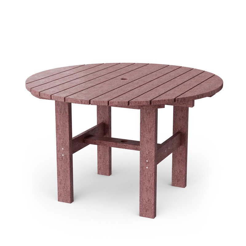 Table de salle à manger ronde Classic 46 ", Bois de cerisier