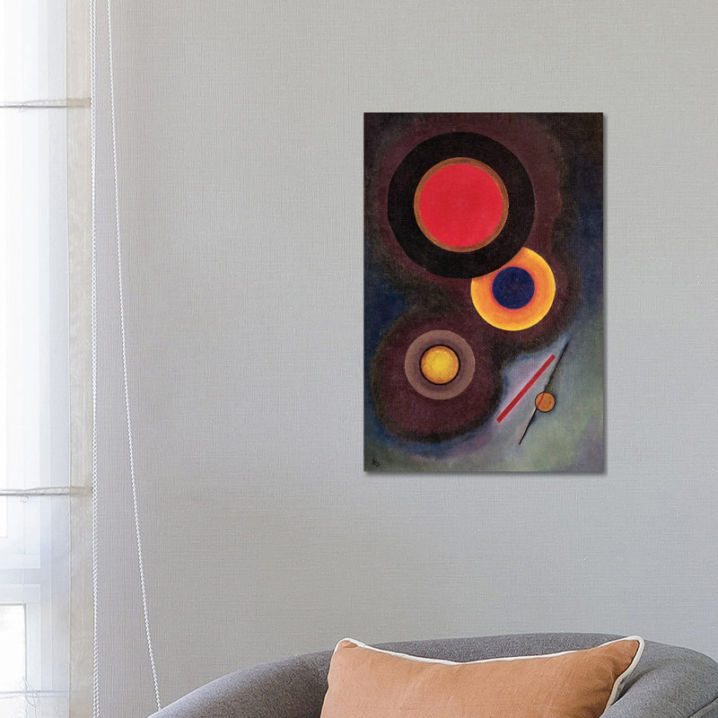 Composition With Circles And Lines, 1926 by Wassily Kandinsky - Gallery-Wrapped Canvas Giclée on Canvas, Does Not Apply