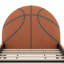 Lit plateforme tapissier Basketball, structure de lit robuste en bois
