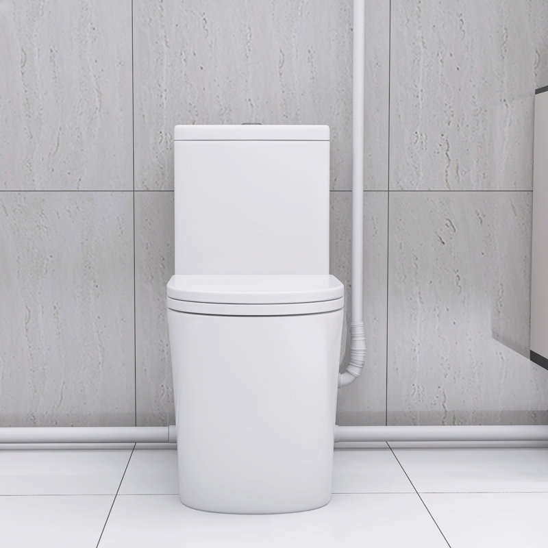 Toilette allongée avec double chasse et fermeture en douceur Alba