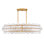 Rene 8 - Light Steel Dimmable Drum Chandelier