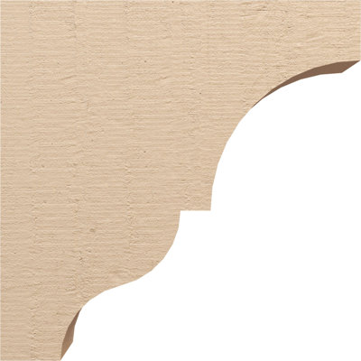 Bois de cèdre brut Asheboro, grain de bois TimberThane Corbel, apprêté brun clair