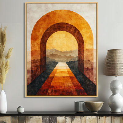 Arch Wall Art, Modern Architectural Canvas, Stocchetti