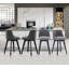  Ensemble de 2 chaises de comptoir pivotantes en tissu de lin moderne avec dossier capitonné, tabourets de bar chics pour îlot de cuisine et salle à manger-1140540956